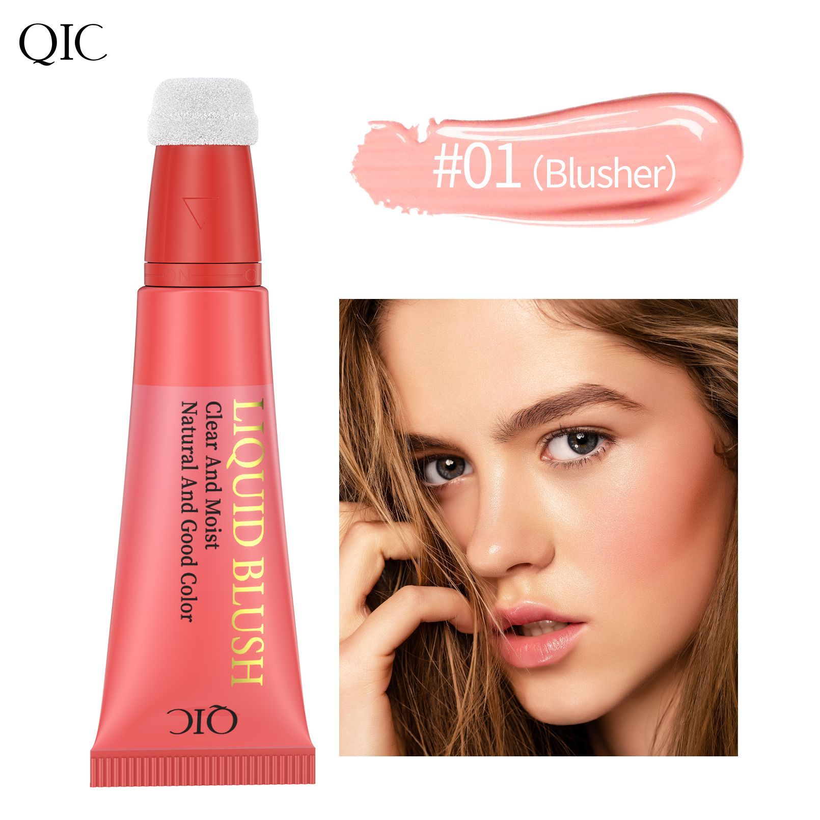 QIC Liquid Blush Dazzling Liquid Long-lasting Matte Silky