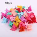 Color butterfly clip children's mini small hairpin