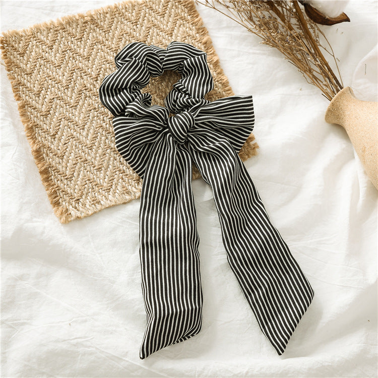 European and American new hair tie knotted rabbit ear headdress