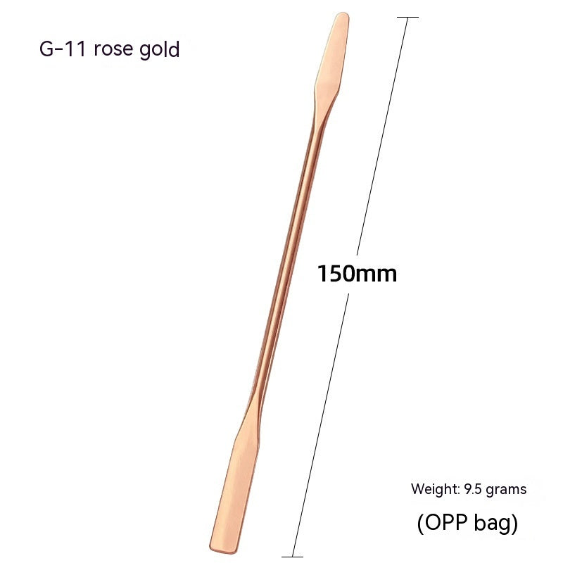 New Foundation Shovel Stainless Steel Toning Sticks Double-headed Stirring