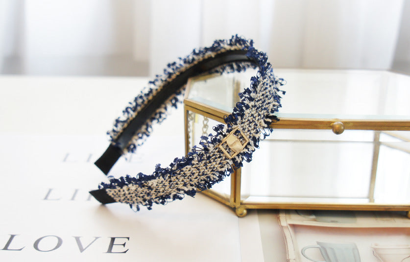 Simple Raw Edging, Beading, Thin Edging, Light Board, Hair Hoop, Headband, Pressing Hair, Lady