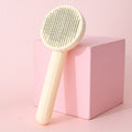 New Pet Steel Needle Comb Automatic Hair Removal Comb