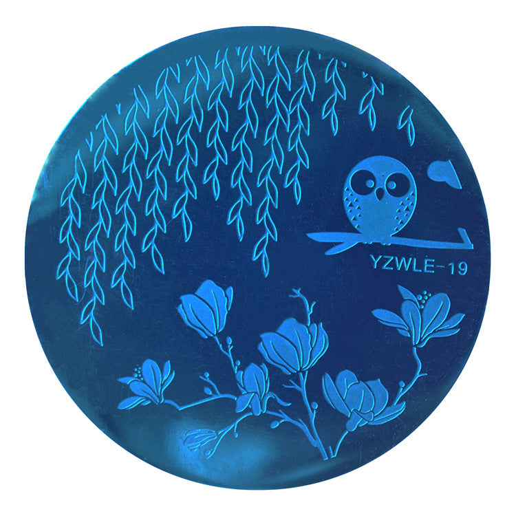 Masura DIY nail print steel plate nail print version template