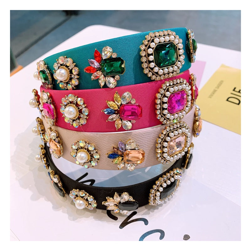 Diamond and gem hairpin