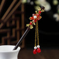 Ebony Hairpin Cheongsam Hanfu Tassel