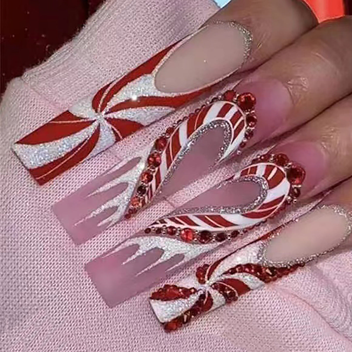 Manicure Long Fake Nail Patch