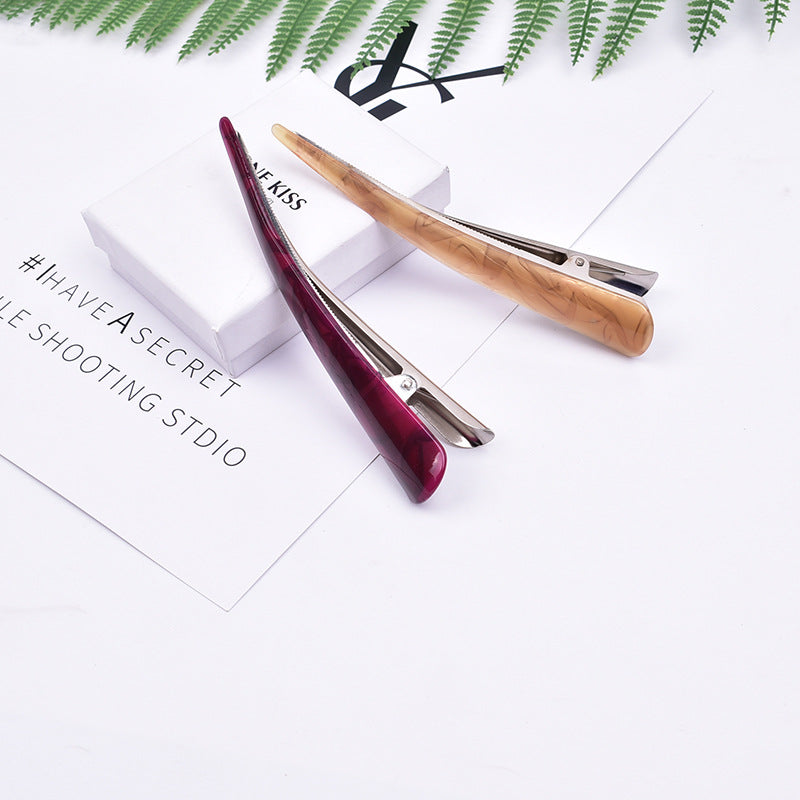Acetic acid duck beak clip large yak horn clip accessories