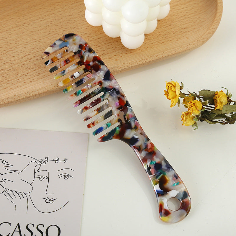 Fashion Cellulose Acetate Sheet Anti-static Comb
