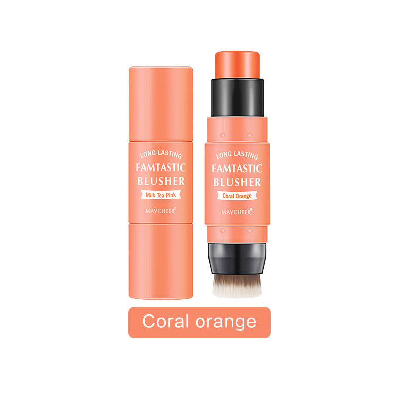 Maycheer Two-in-one Blush Stick Portable Thin And Glittering Special