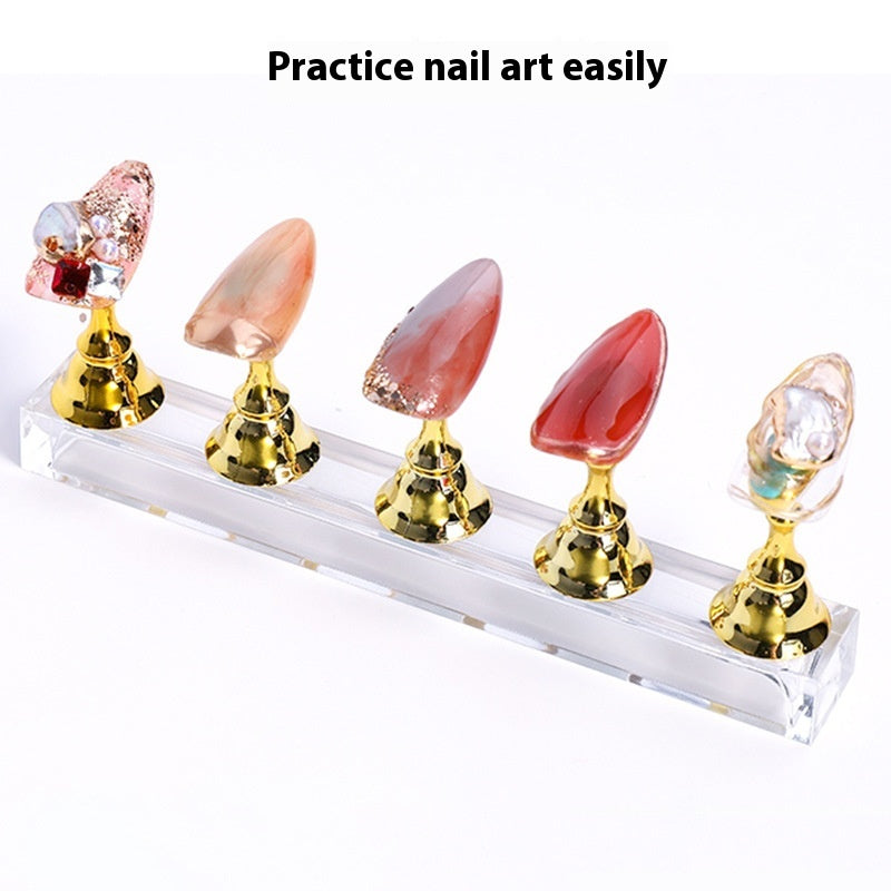Nail Acrylic Practice Base Bottom