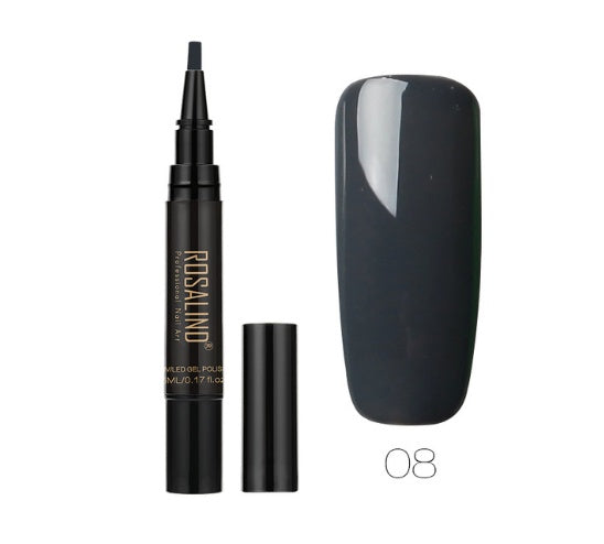Rosalind 5ml Solid Color Nail Art Pen Nail Glue for Nail Art