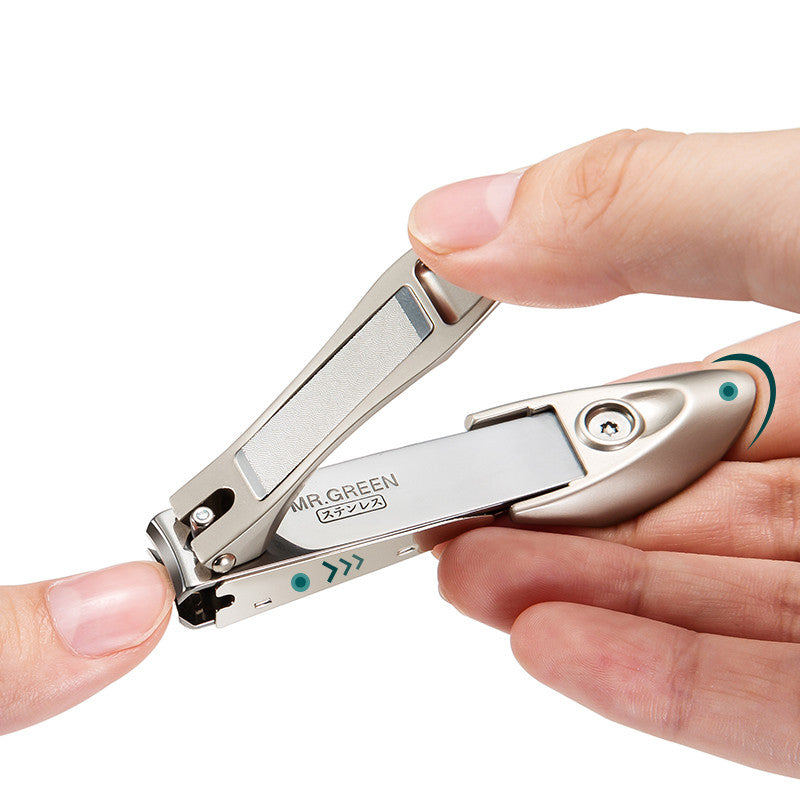 Anti-splash nail clippers