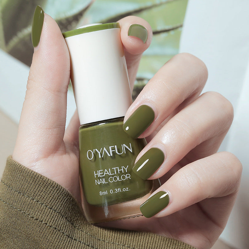 O'YAFUN Water-based Nail Polish Set, Bright Base Oil