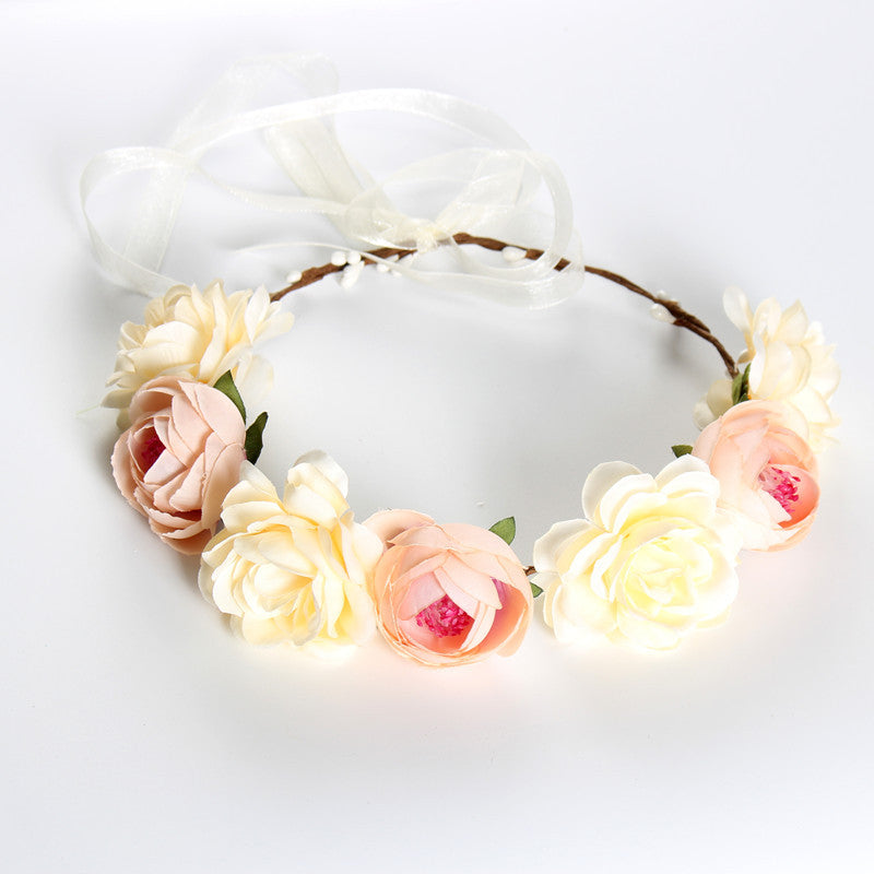 Fashion Flower Headband Seaside Travel