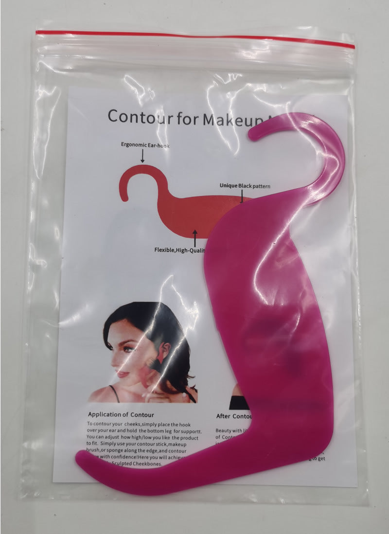 Eyebrow Blush Makeup Contour Template Styling Card