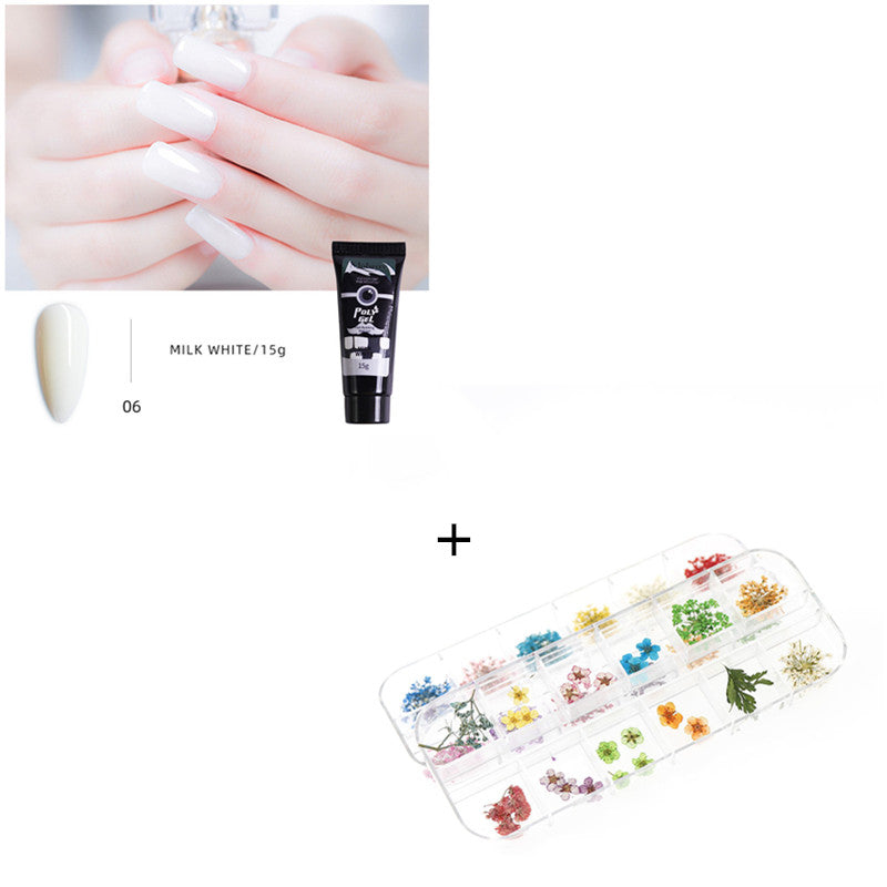 Mobray Nail extension glue 15ml non-paper support crystal fast nail extension gel UV phototherapy glue