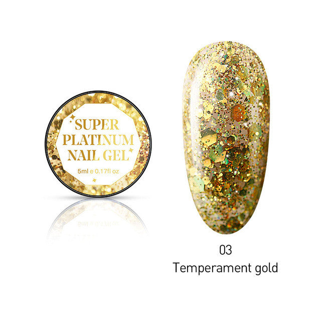 Super Platinum Gel nail polish
