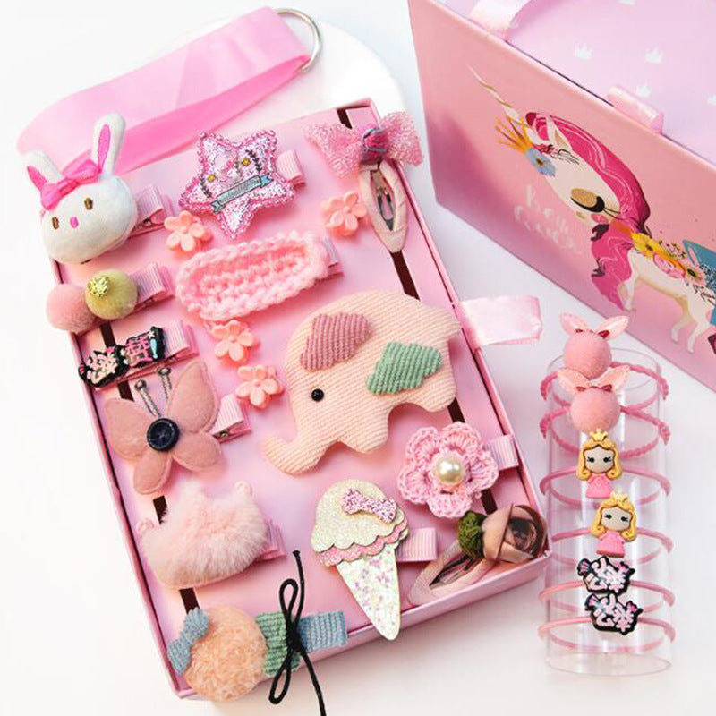 Baby Girl Cartoon Animal Hairpin Set