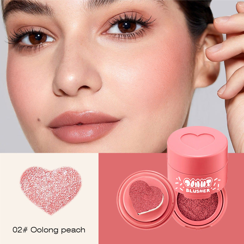 Donut Blusher Love Air Cushion Liquid Blush Natural Nude Makeup