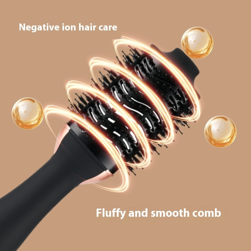 Three-in-one Blowing Combs Rolls Straight Comb