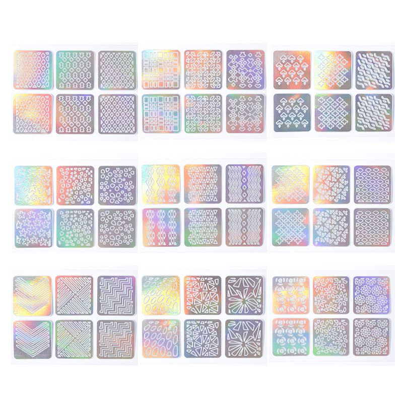 Laser cut out nail Decal