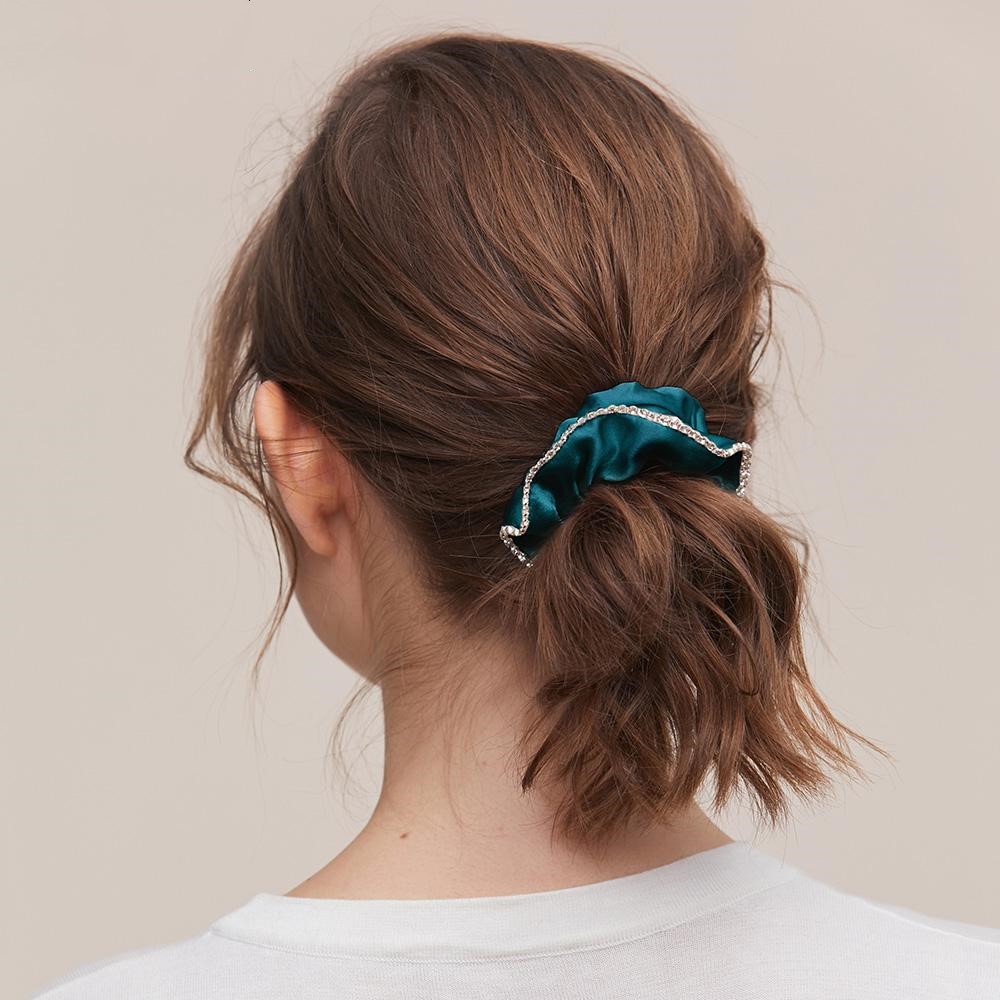 Ponytail hair accessories head flower