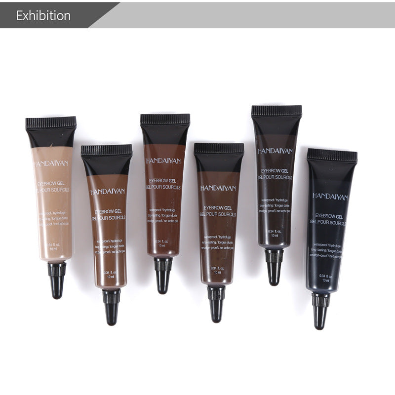 Non-blooming styling liquid eyebrow cream