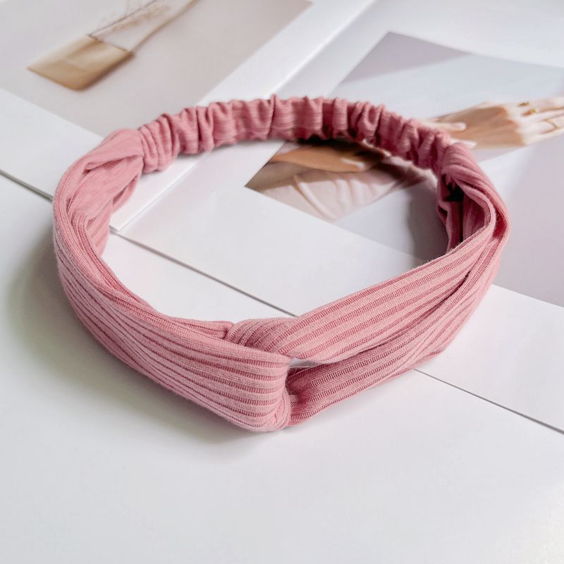 Hairband Cross Knitted Thread Hairware