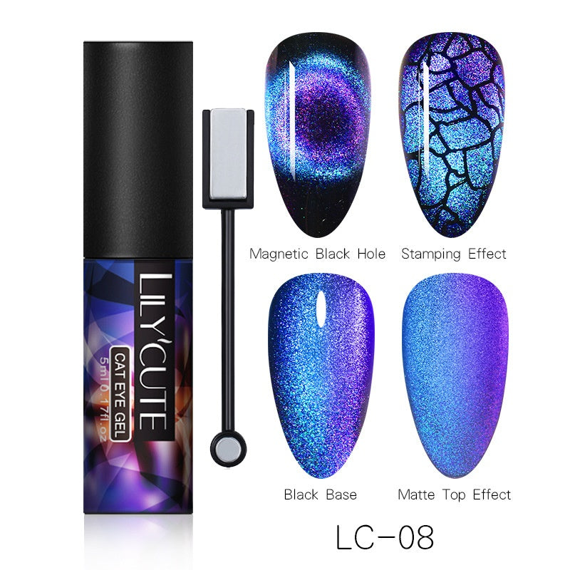 Lilycute Magic Wide Cat Eye Nail Polish