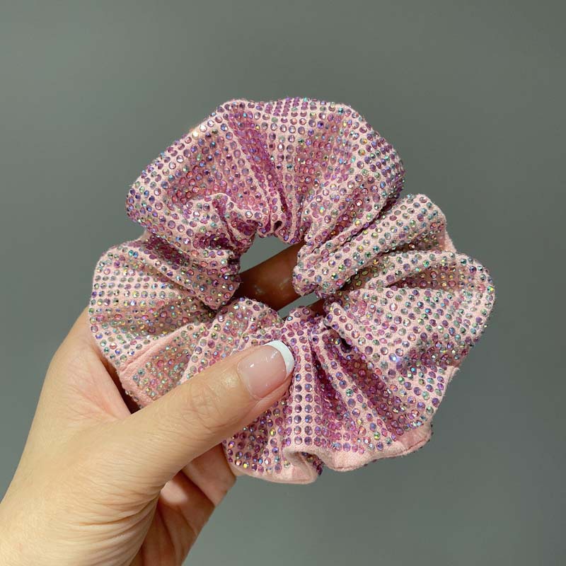 Polka Dot Hot Rhinestone Hairpin Large Intestine Headband