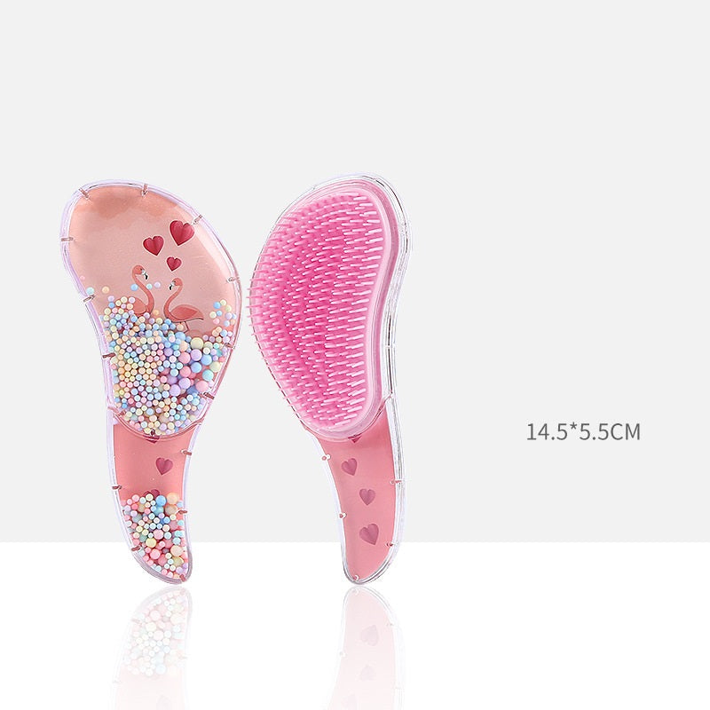 Cartoon Anti-knot Massage Plastic Hair Tidying Comb