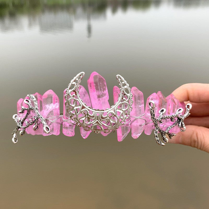 Festive Hair Comb On Moon Branch Hair Band