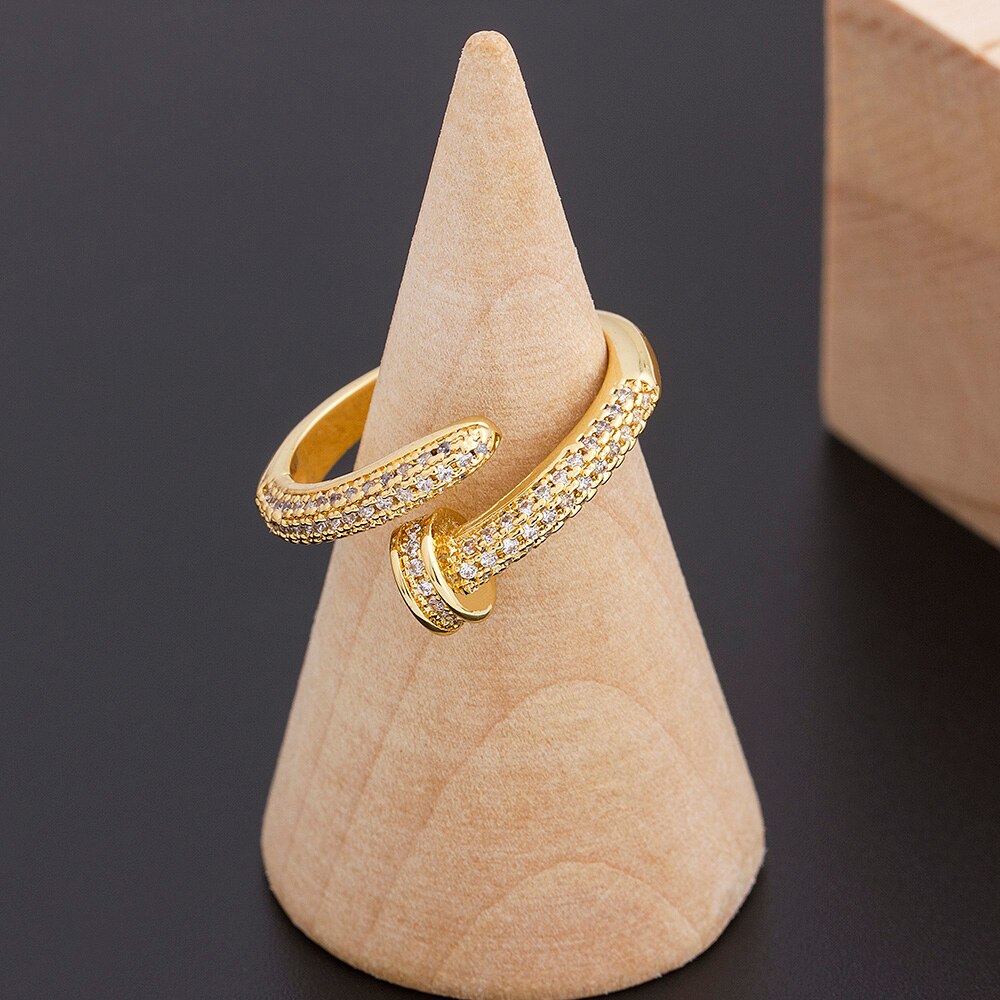Personalized nail ring