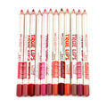 12 color mixed color waterproof lip liner