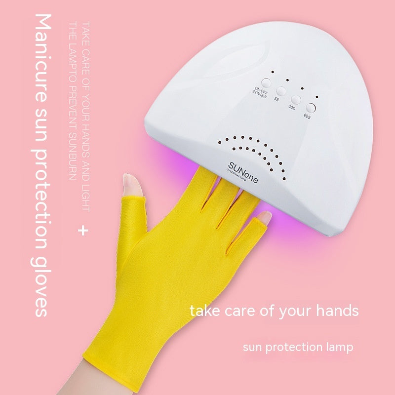 SunOne Women's Fashion UV-proof Nail Gloves