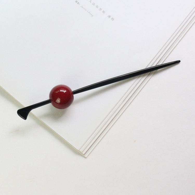 Candy-colored ball hairpins
