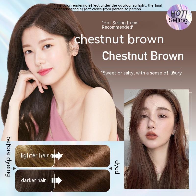 Jiang Xiaocai Hair Dye To Mask White Hair And Bubble Plants