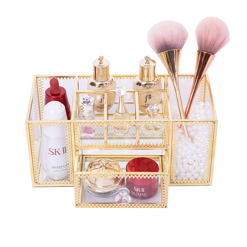 Skin care nail brush cosmetic storage bucket