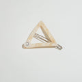 Lady wide-brimmed hairpin with bangs