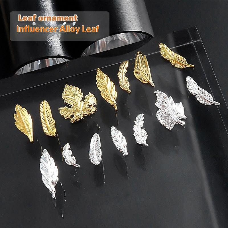 Nail Art Alloy Leaf Jewelry Decoration