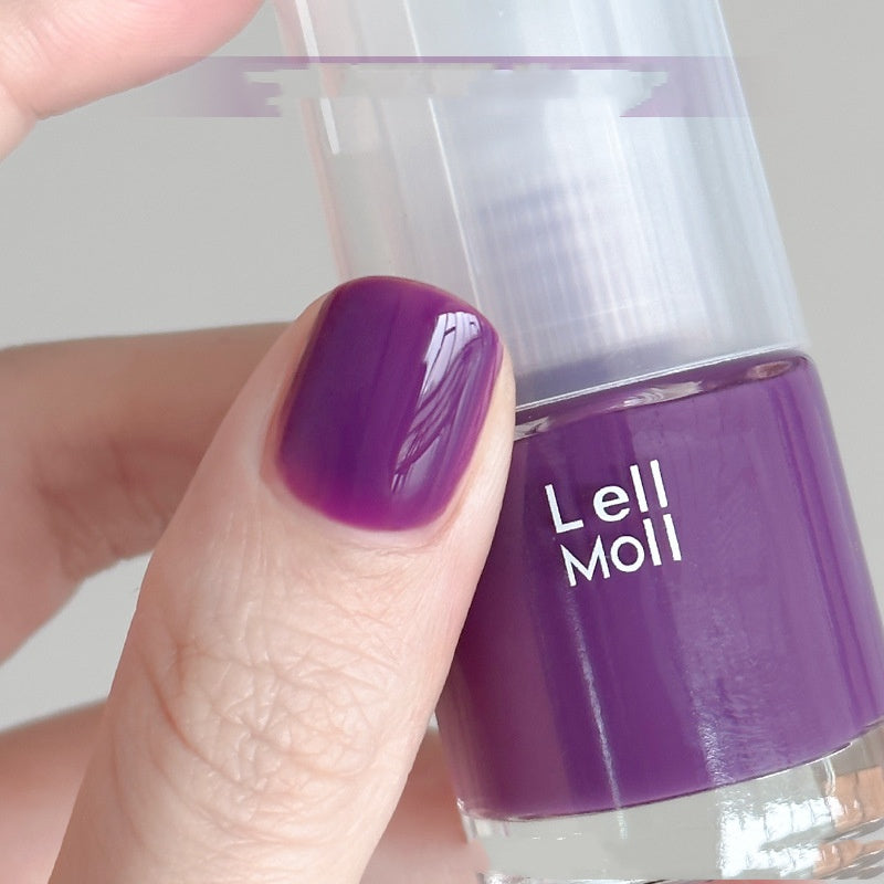 Lell Moll Water-based Tearable Nail Polish Baking-free And Tasteless