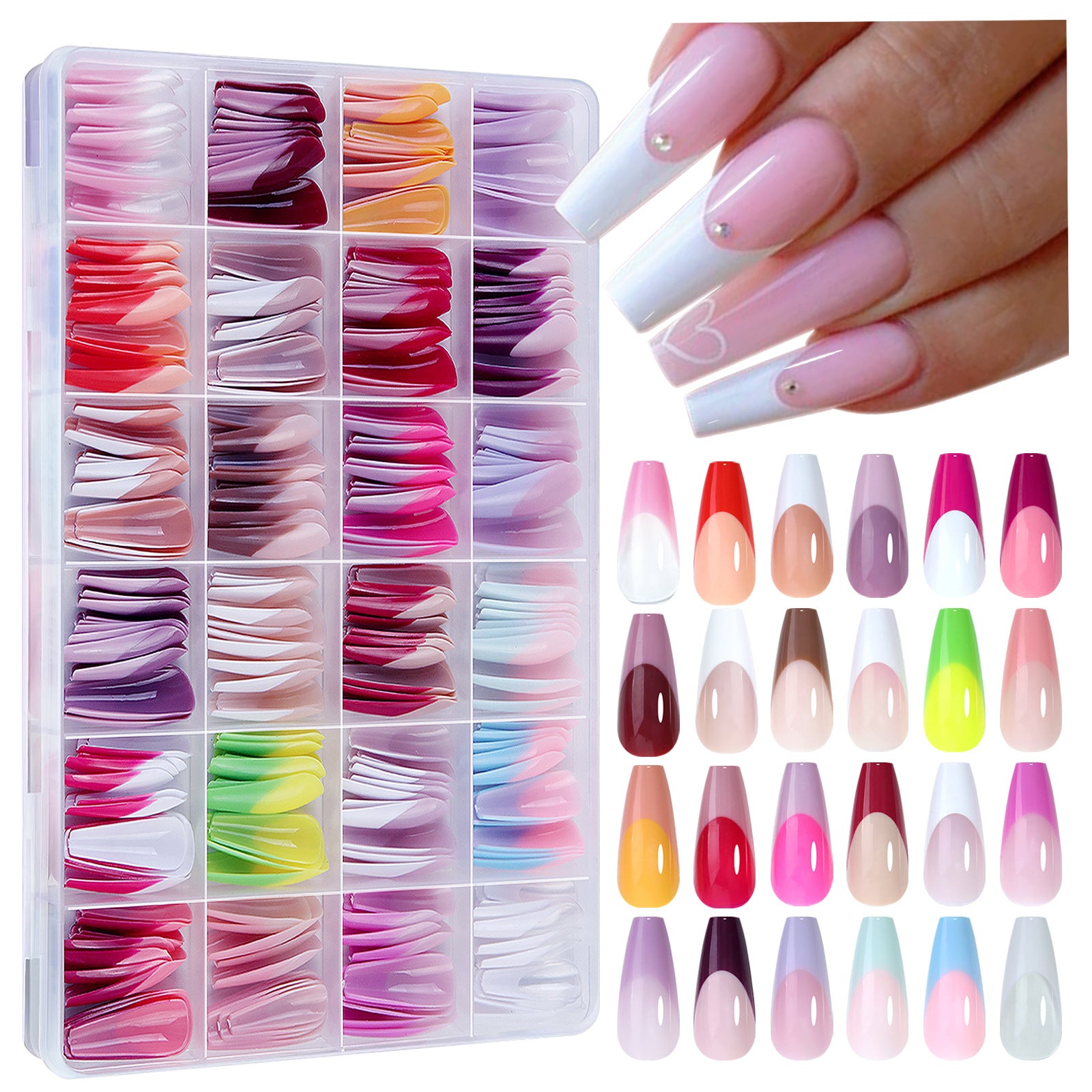 French Wear Seamless Removable Nail Stickers