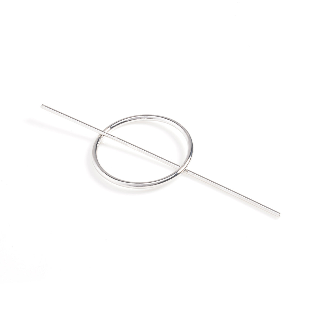 Ladies Geometric Circle Half Pull Hairpin