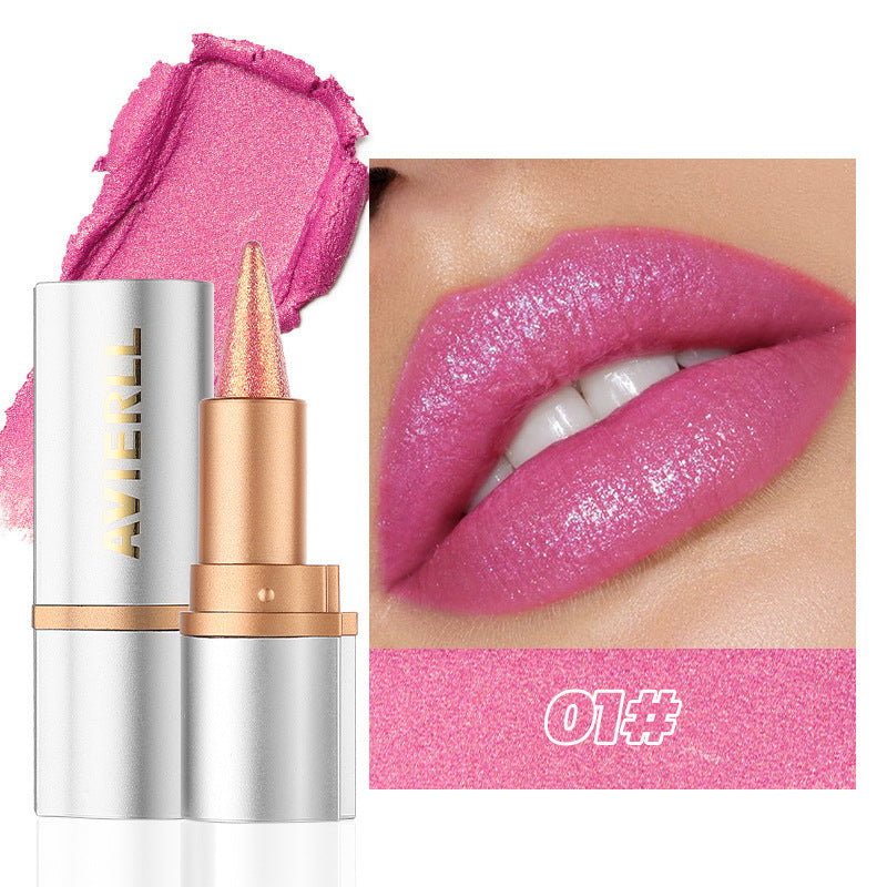 Pearlescent Finely Shimmering Lip Liner Lipstick Thats Long-lasting And Waterproof