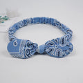 Bunny ears knotted elastic headband