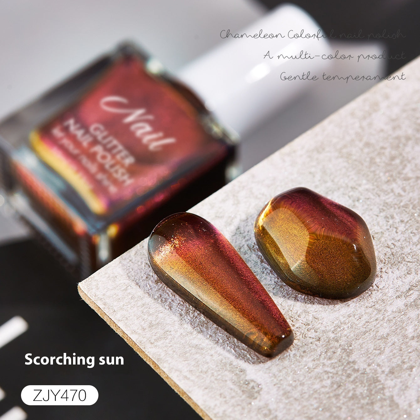 Nail Glitter Metal Magic Mirror Chameleon Water-based Nail Polish