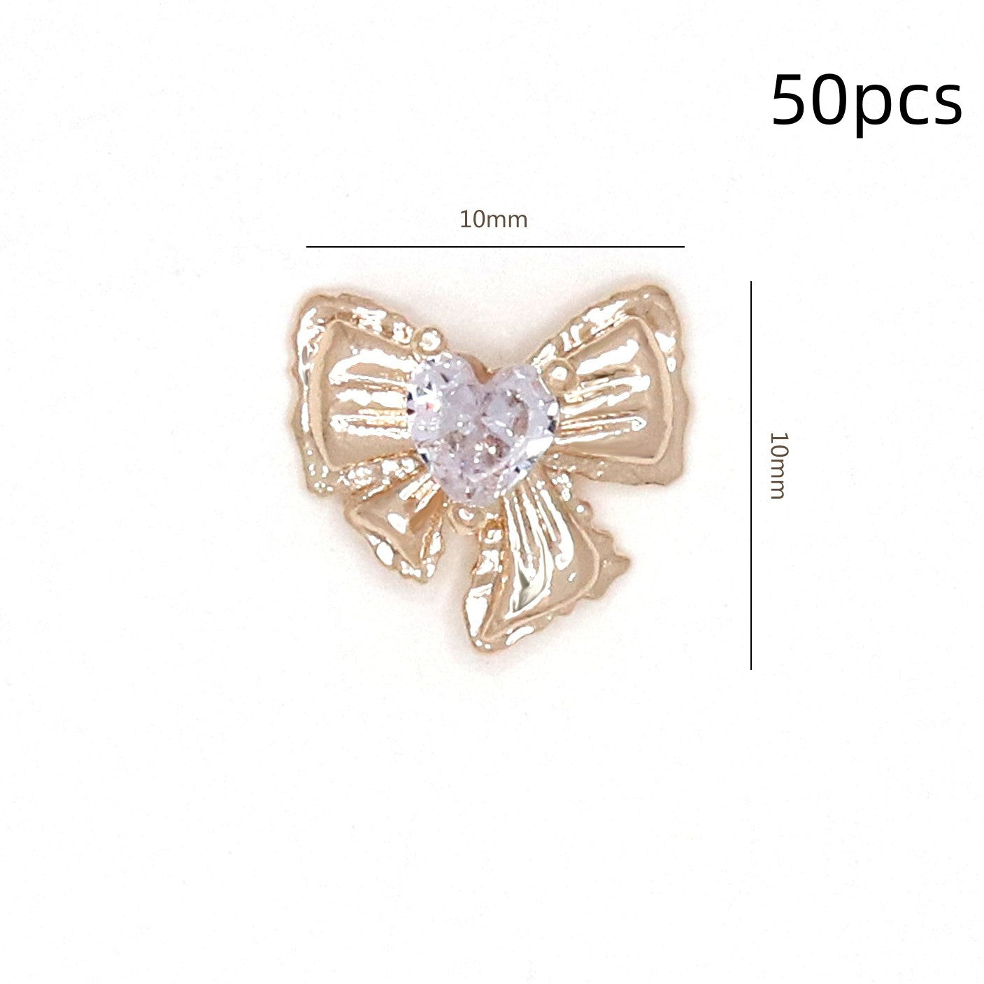 Climate Flowers Bow Zircon Nail Ornament Zircon