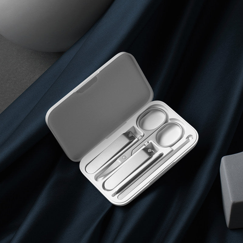 Nail clipper five-piece stainless steel