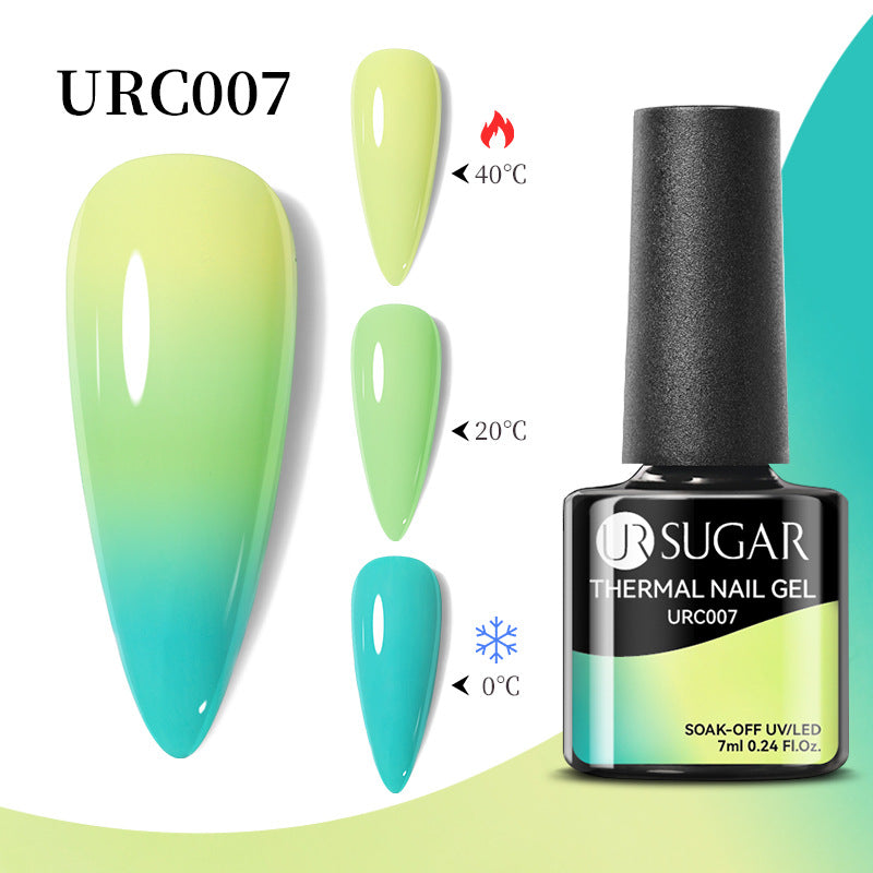 UR Sugar Autumn And Winter New Temperature Change UV Polish Cold And Warm Gradient Nail Glue