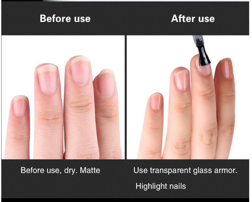 Ameizii Nail polish super bright disposable seal layer removable adhesive bond